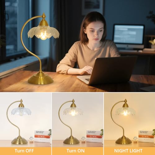 Glass Desk Lamp