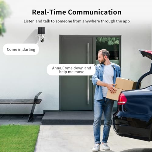 2K Solar Security Cameras Wireless Outdoor