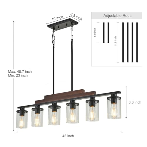 Farmhouse Chandelier 6 (6 Count)