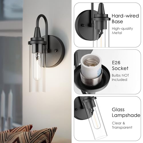 Black Wall Sconces Set of Two (2 Count)