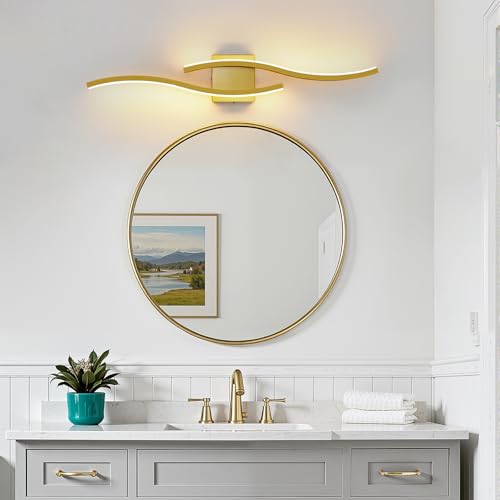 Gold LED Bathroom Vanity Lights