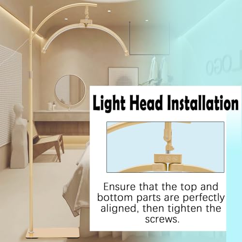 LED Half Moon Lash Light Lamp for Eyelash Extensions Z Gold