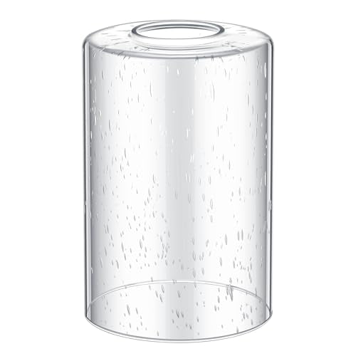1 Pcs Clear Bubble Seeded Glass Lamp Shade 1