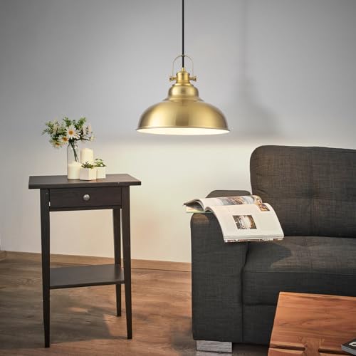 Gold Dome Pendant Light