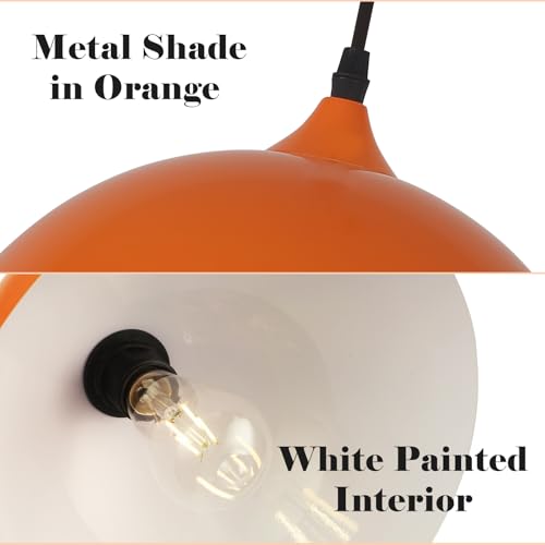 Orange Pendant Lights (3 Count)