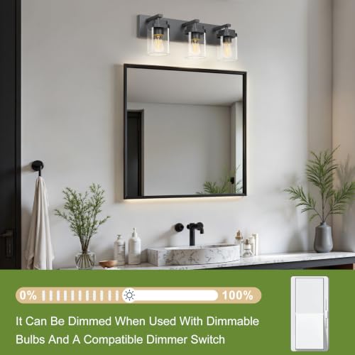 Black Bathroom Light Fixtures