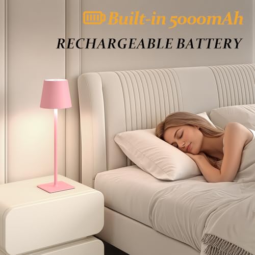 2 Pack Cordless Table Lamps (2 Count)