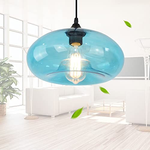 Industrial Shape of Onion Vintage Chandelier E27 Pendant Light Ceiling Lamp Colorful Glass Cage
