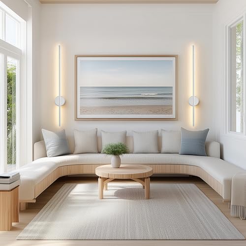 Battery Operated Modern Wall Sconce Set of Two