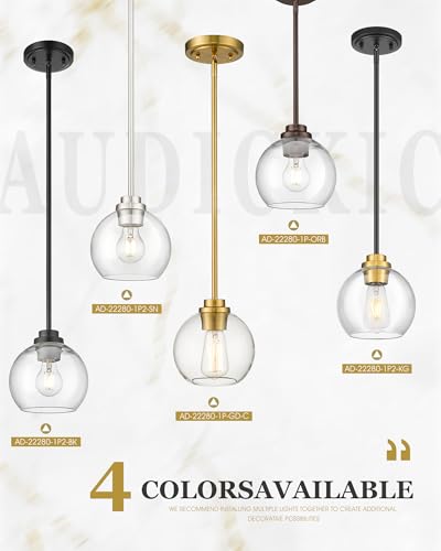 2 Pack Pendant Lights Kitchen Island (2 Count)