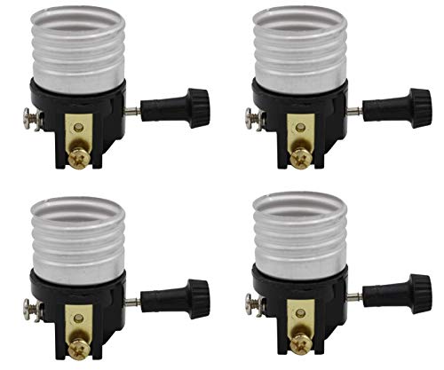 3 Way Socket Replacement for Lamps (4 Count)