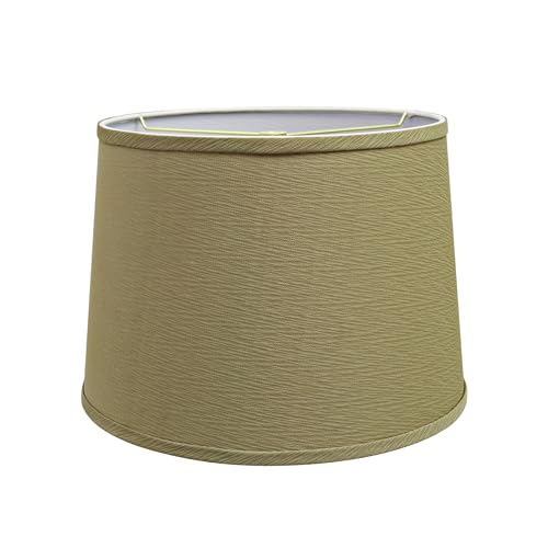 32318A Transitional Hardback Empire Shaped Spider Construction Lamp Shade in Yellowish Brown