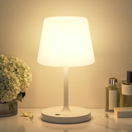 White Cordless Shower Lamp Waterproof