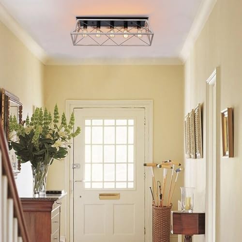 31.5" Large Flush Mount Ceiling Light Fixture