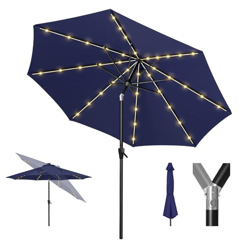 9ft Patio LED Umbrella with light