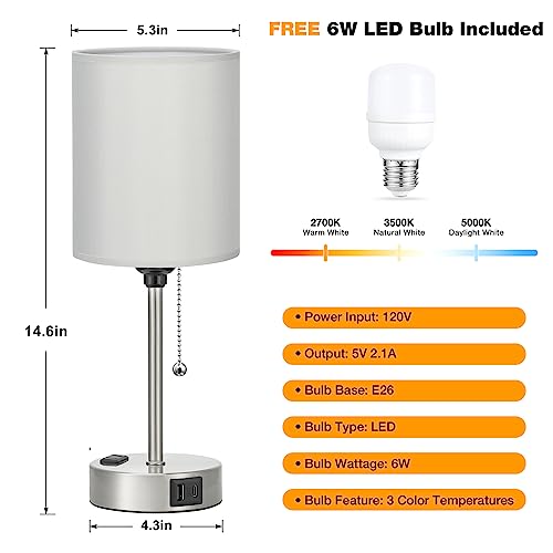 Small Bedside Table Lamp for Bedroom