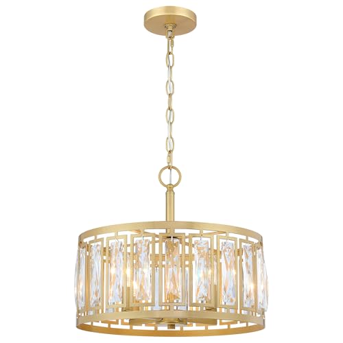 Gold Crystal Chandelier