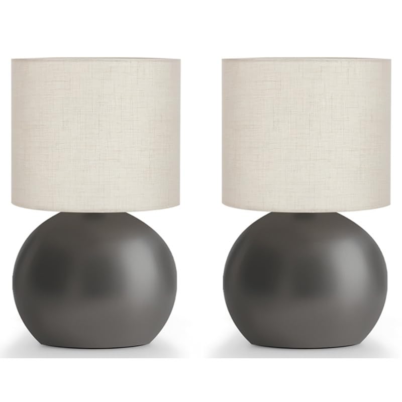 Modern Small Table Lamp Set of 2 (2 Count)