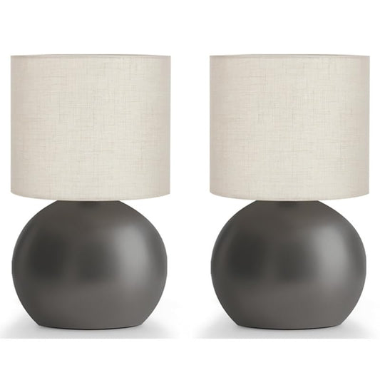 Modern Small Table Lamp Set of 2 (2 Count)