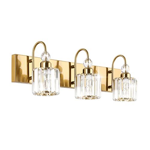 Brass Gold Bathroom Vanity Lights 3