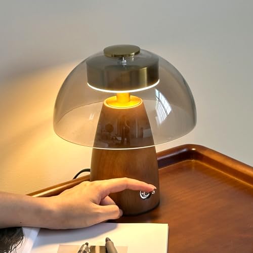 Mid Century Glass Table Lamp