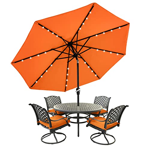 9ft Patio Umbrella with Solar Lights