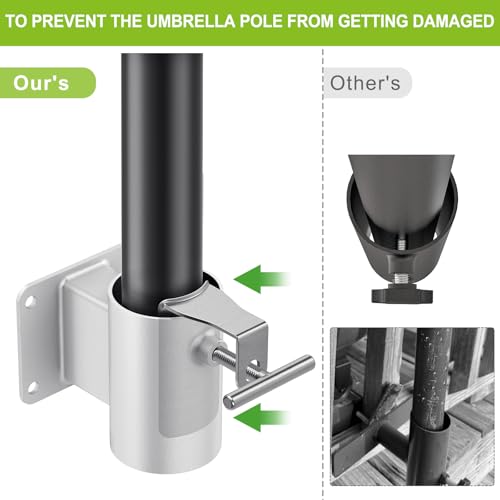 Deck Railing Umbrella Holder