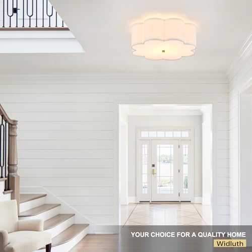 17.72" Gold Drum Ceiling Light