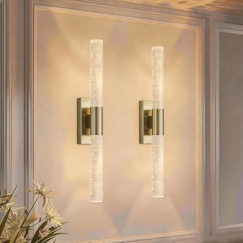 Battery Operated Wall Sconces Set of 2