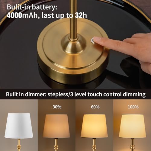 Small Cordless Lamp Dimmable