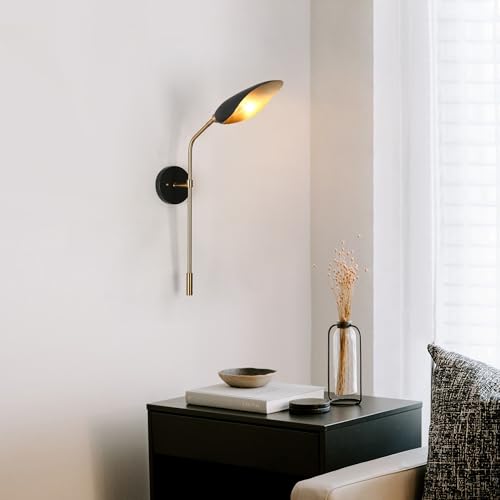Black and Gold Wall Sconce