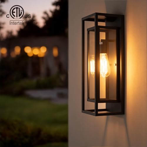 18" Dusk to Dawn Outdoor Wall Sconce