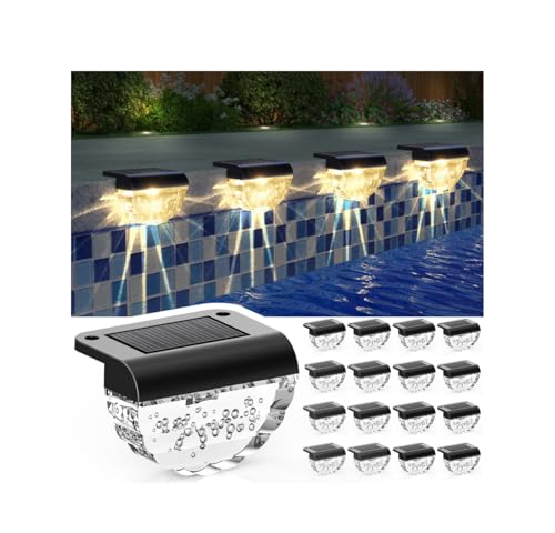 16 Pack Solar Deck Lights Outdoor (16 Count)
