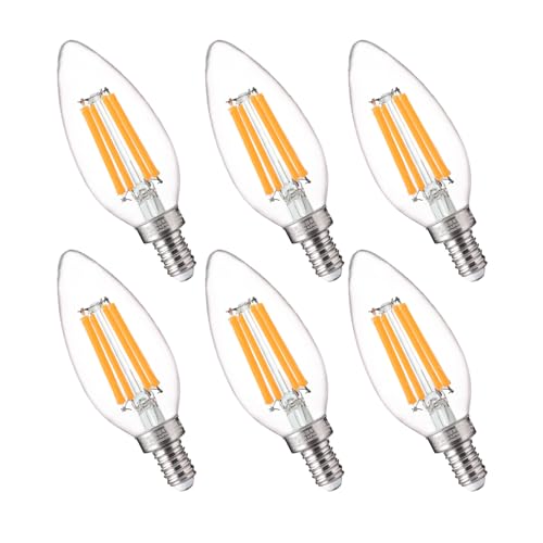 100W Equivalent LED Candelabra Bulbs (6 Count)