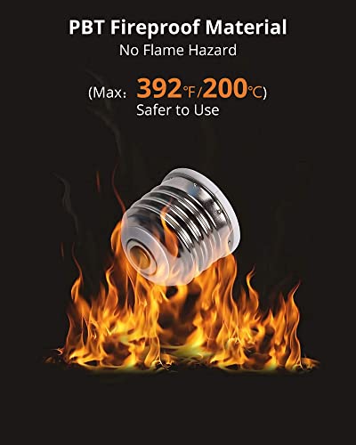 UL Listed E26 to E12 Adapter (6 Count)