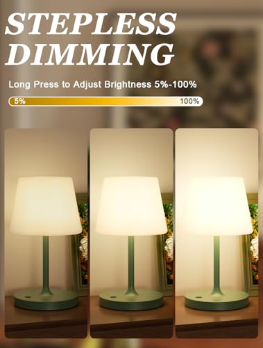 Green Cordless Shower Lamp Waterproof