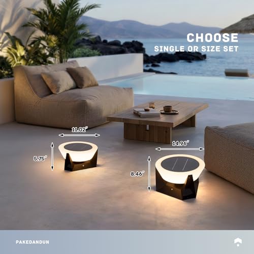 11.02" Solar Post Lights