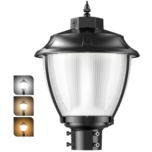 60W LED Post Top Light with Dusk to Dawn Photocell