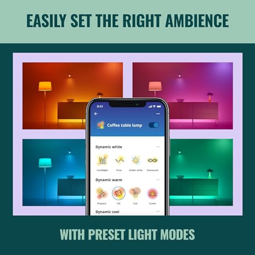 Color ST19 Filament LED Smart Bulb (6 Count)