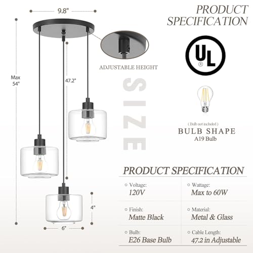 3 Light Pendant Lighting