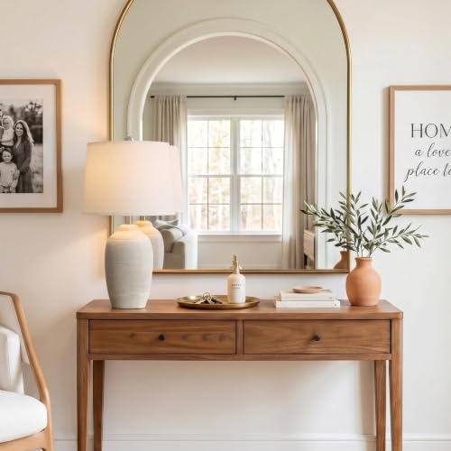 24.5" Vintage Ceramic Table Lamp Single