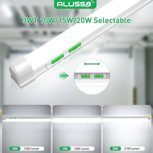 4FT LED Shop Lights with 5CCT Selectable (10 Count)