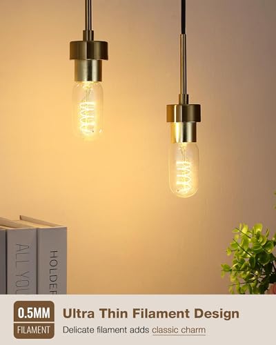 T45 Soft White Edison Bulbs (4 Count)