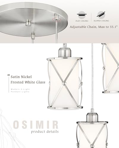 Brushed Nickel Dining Room Chandelier Light Fixture