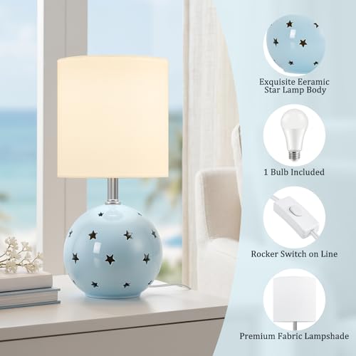 Small Table Lamp (Blue)