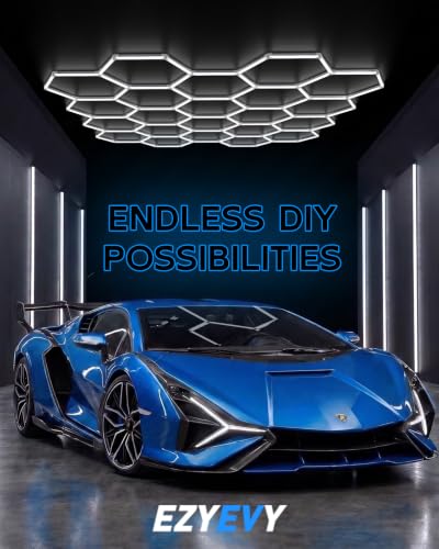 Hexagon Garage Lights 22 Grids (22-Girds)