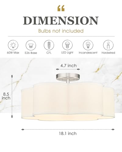 Semi Flush Mount Ceiling Lights