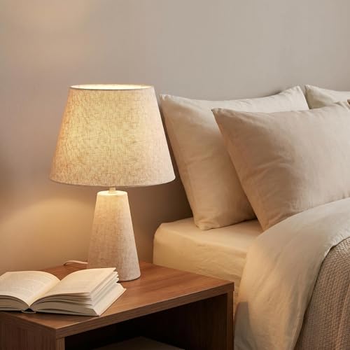 Pre Assembled Set of 2 Linen Spider Replacement Lampshades for Table Lamps (2 Count)