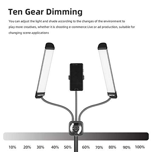AL 20 Dual Arms Esthetician Light with Tripod & Phone Holder