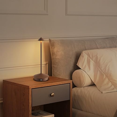2 Pack Aluminum Cordless Table Lamp (2 Count)